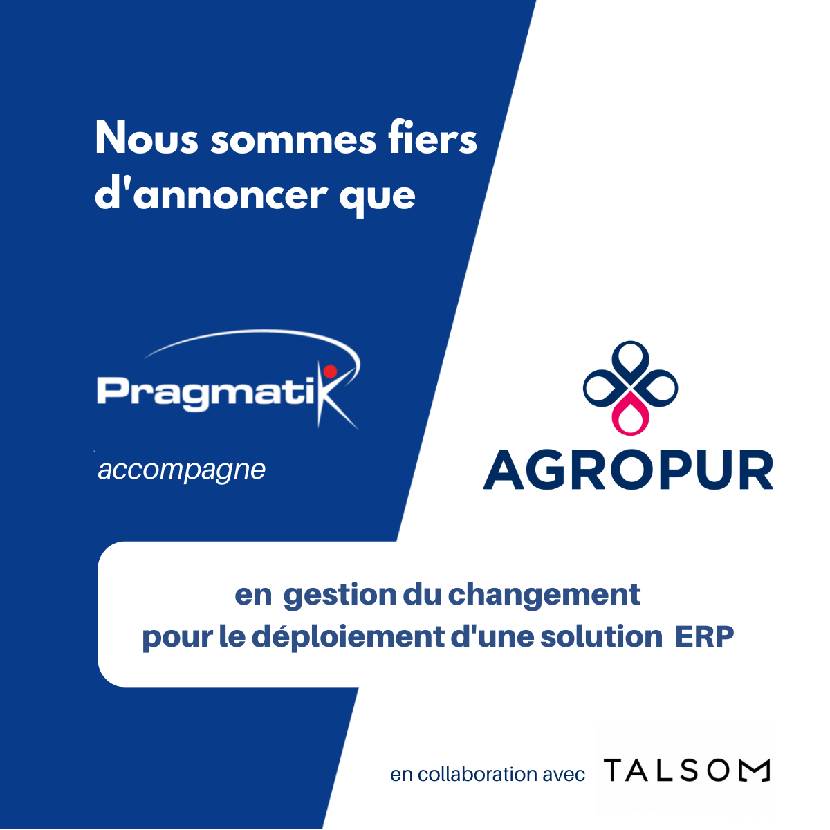 Pragmatik en auprès de Agropur Pragmatik