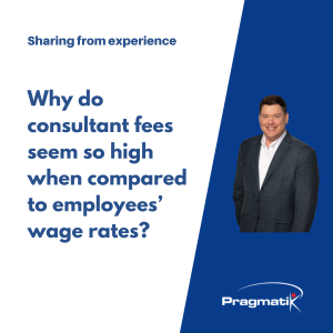 How do consultants determine their fees?